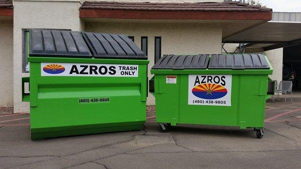 Large trash can rentals for Arizona parties and events