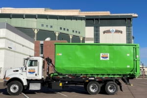 Loading and Unloading dumpsters
